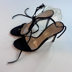 Gianvito Rossi clear ankle heels